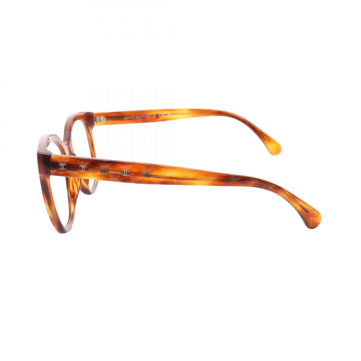 CHANEL Brown COCO Mark Wellington Other�Plastic 3442-S-A 2101220076825