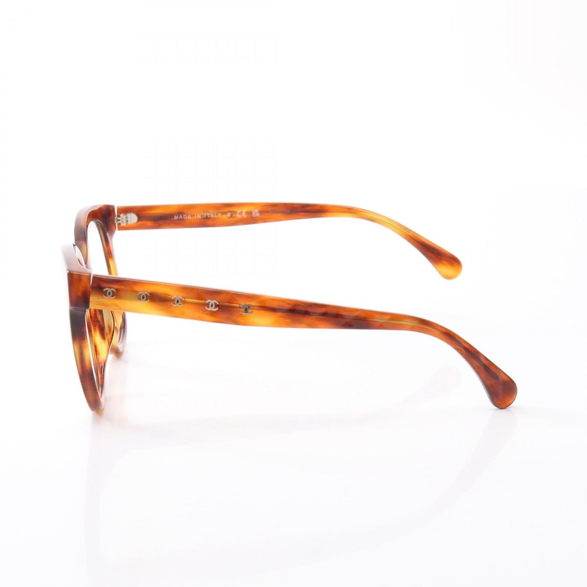 CHANEL Brown COCO Mark Wellington Other�Plastic 3442-S-A 2101220076801