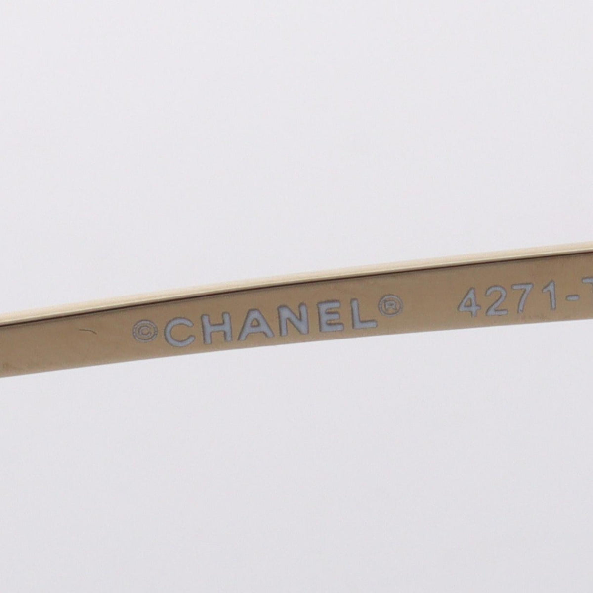CHANEL Gold Rimless Eyewear Other�Titanium 4271-TS 2101220076795