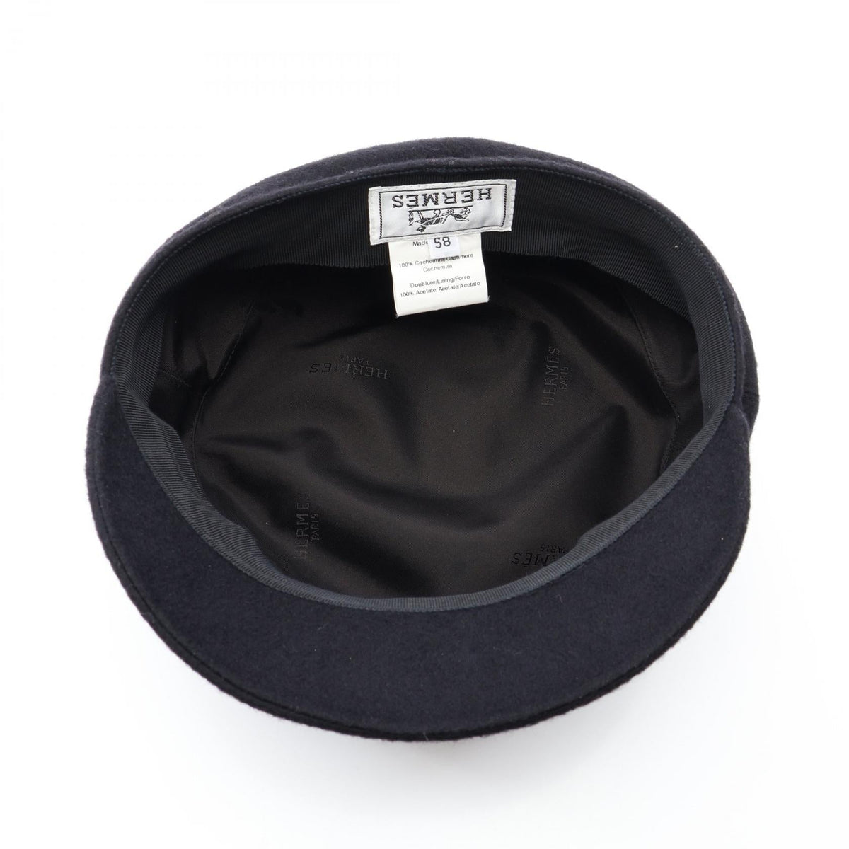 HERMES Casquette Other hats Black Other cashmere 2118300092033