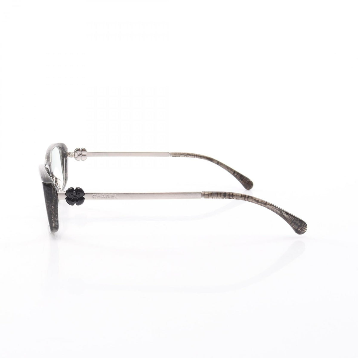 CHANEL Gray/Silver flour Other�Plastic / Metal 2120900128081