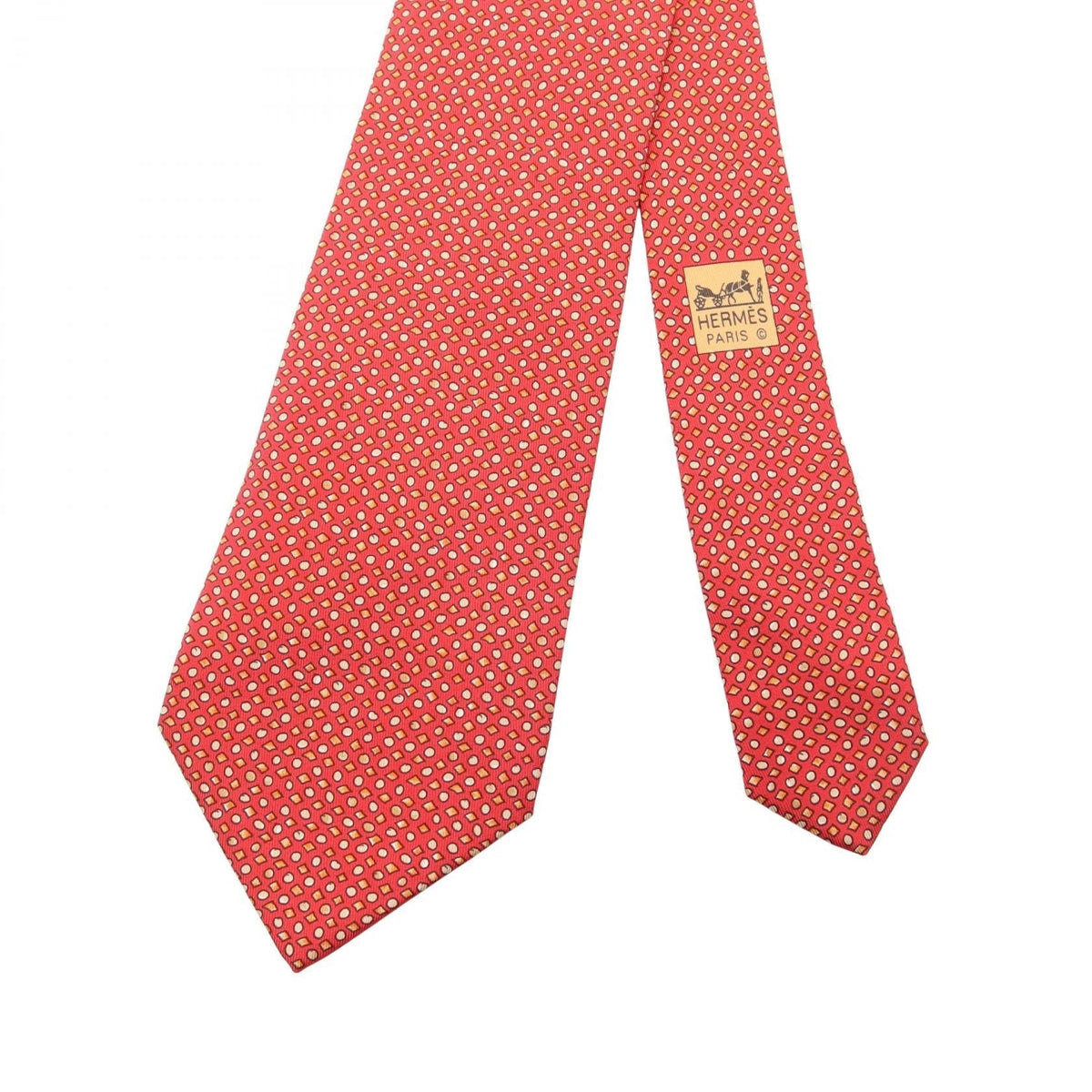 HERMES Overall handle tieOrange Orange Red/Orange/Multicolor silk silk 2104102525206