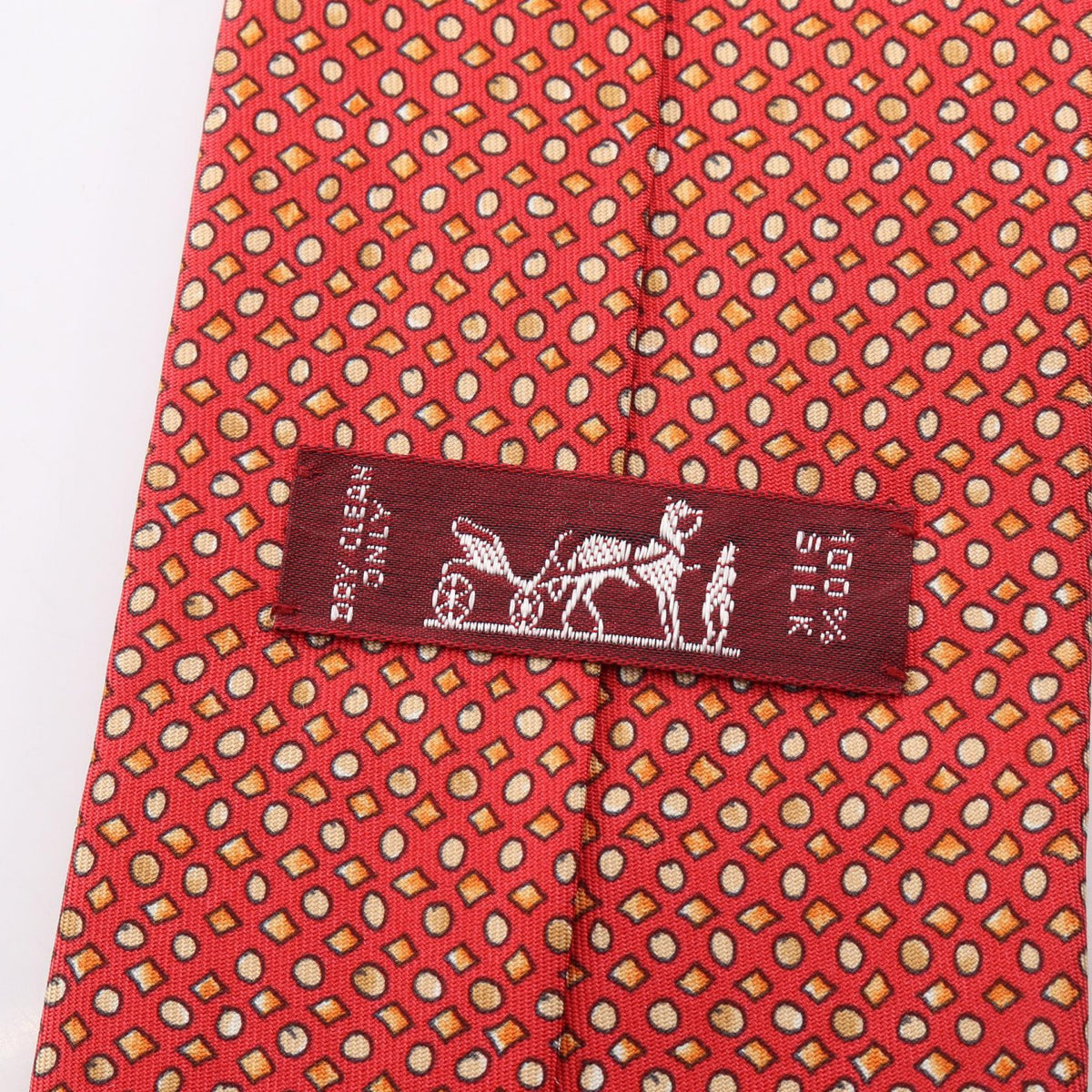 HERMES Overall handle tieOrange Orange Red/Orange/Multicolor silk silk 2104102525206