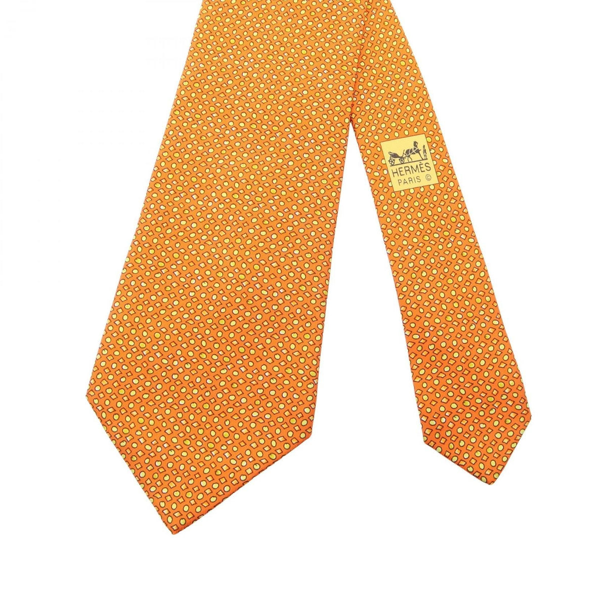 HERMES Overall handle tieOrange Orange Orange/Yellow/Multicolor silk silk 2104102525220