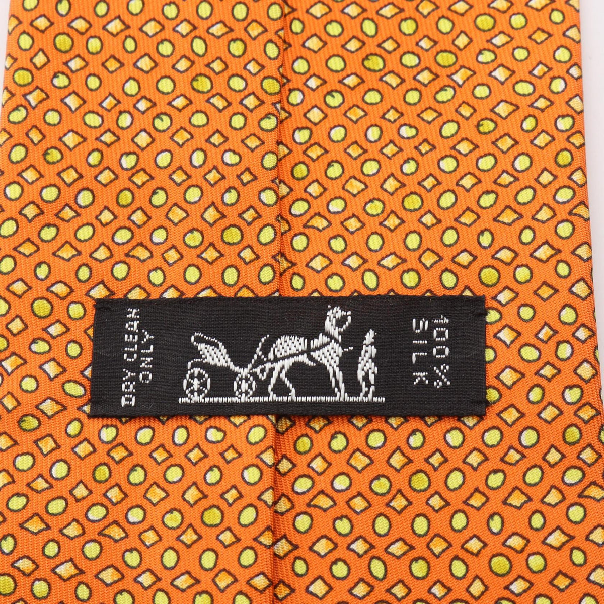 HERMES Overall handle tieOrange Orange Orange/Yellow/Multicolor silk silk 2104102525220