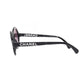 CHANEL Black Logo Gradient Lens Round Other�Plastic / Metal 2101220050757