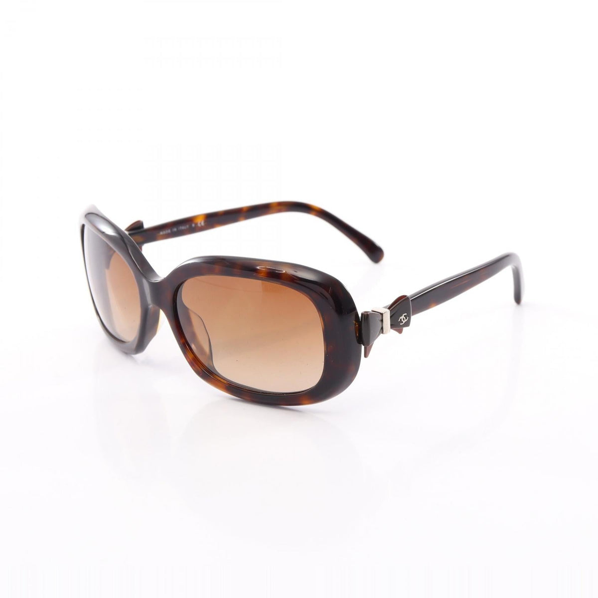 CHANEL Brown COCO Mark Ribbon Other�Plastic 58?17 2107400258524