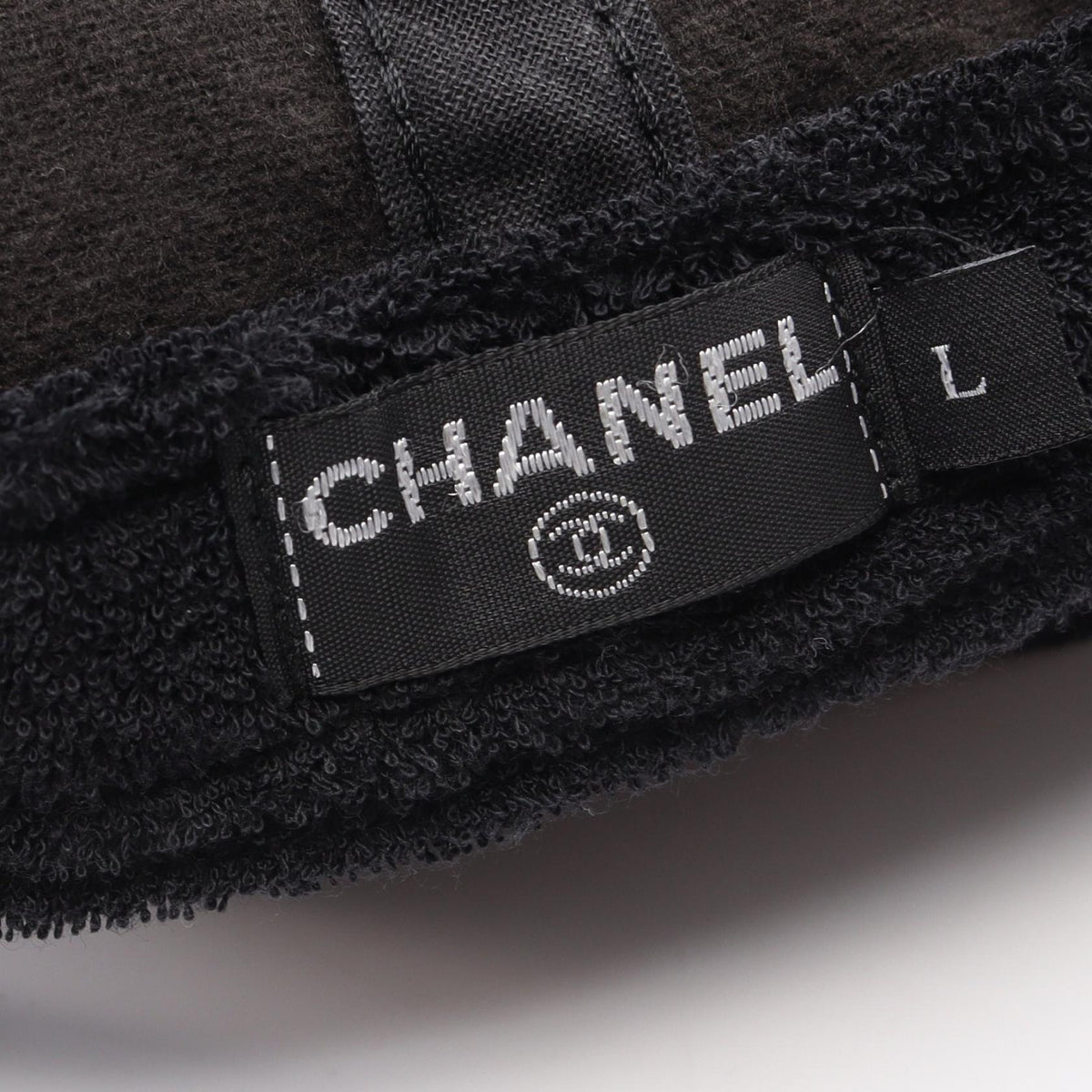 CHANEL Black COCO Mark Pile Nylon�cotton 2101220120634