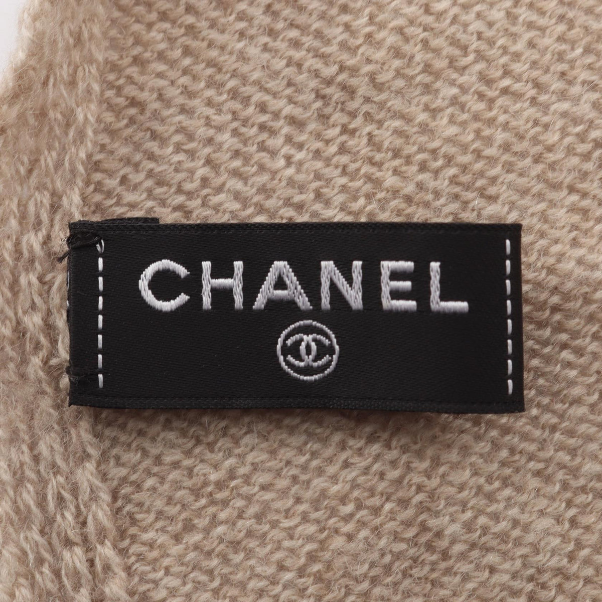 CHANEL Beige COCO Mark Other�cashmere 2107601177266