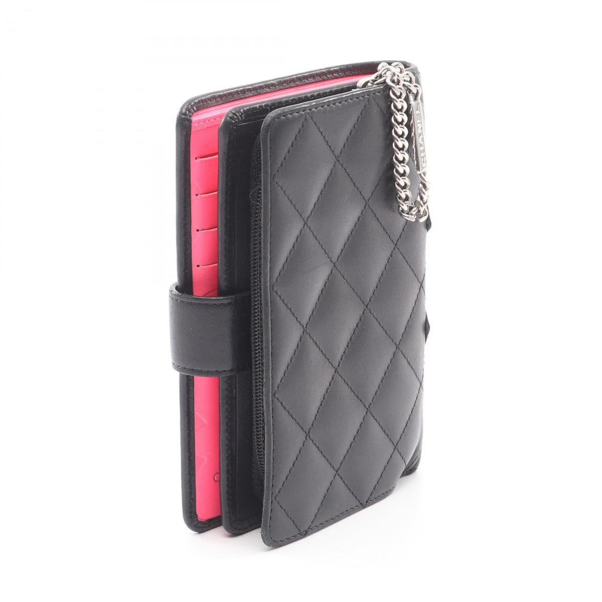 CHANEL Black Cambon line leather�Patent leather 2100301236240