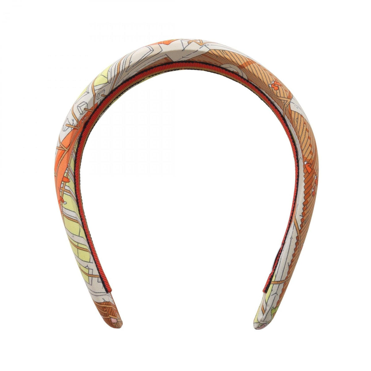 HERMES La Legende Du Cheval KatyushaOrange Orange Orange/Yellow silk Other silk 2104102480567