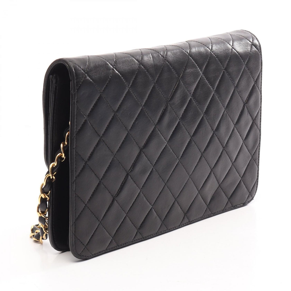 CHANEL Black Matelasse Lambskin (sheep leather) A03570 2101219913896