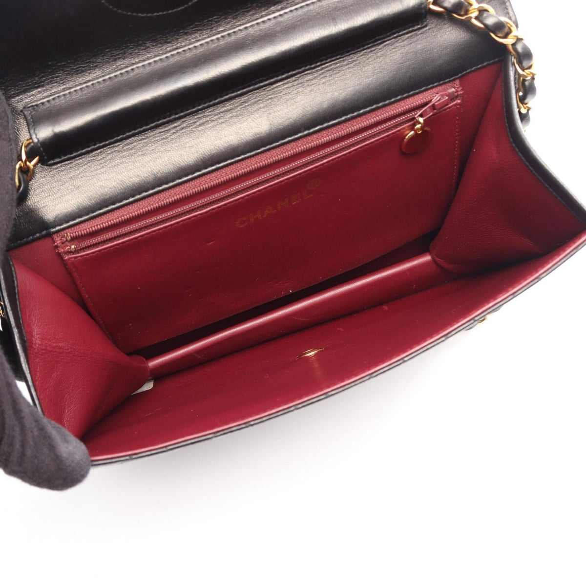 CHANEL Black Matelasse Lambskin (sheep leather) A03570 2101219913896