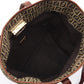 FENDI Zucchino Tote Bag Brown canvas leather 8BH174 2101219805405