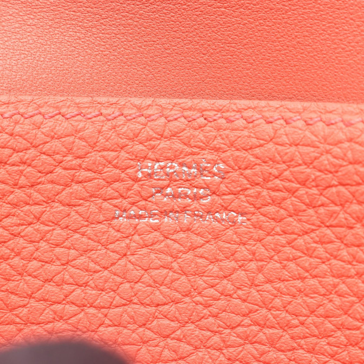 HERMES Dogon Long Rose Candy BifoldpurseRose candy Rose candy Pink Togo leather leather 2120900105983