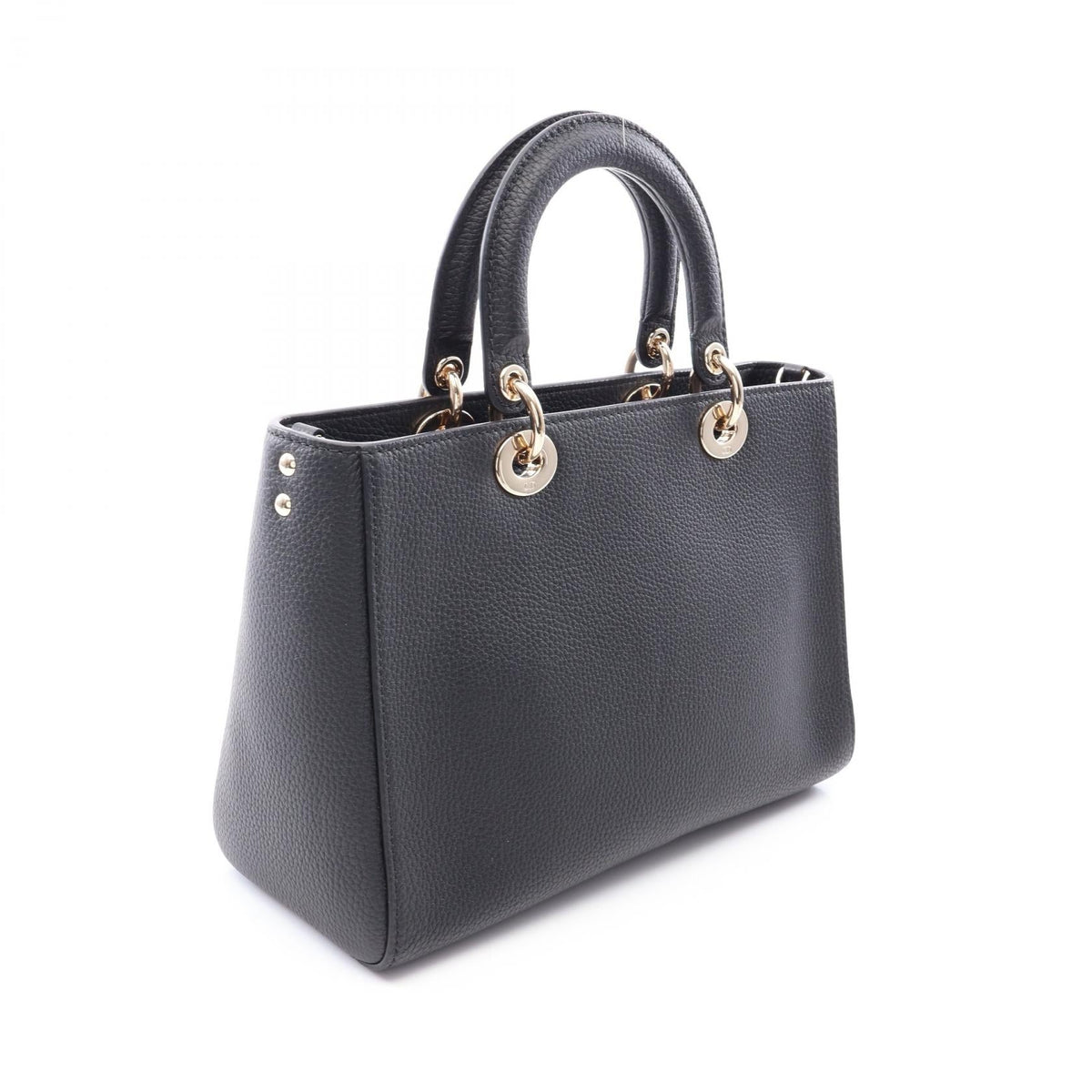 Dior Lady D-Sire My ABCDior 2WAY Handbag Black leather 2101219974736