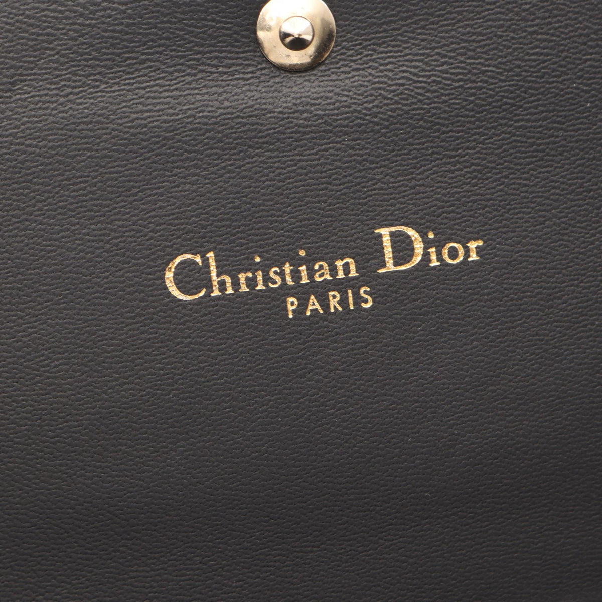 Christian Dior Diorama Shoulder Bag Black leather 2101219974460