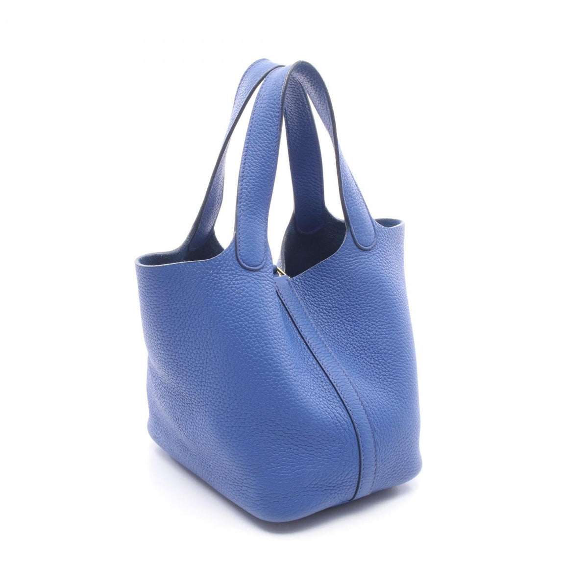 HERMES Picotin Rock PM Blue Electric Handbag Blue Taurillon Clemence Other Taurillon Clemence 2101219974286