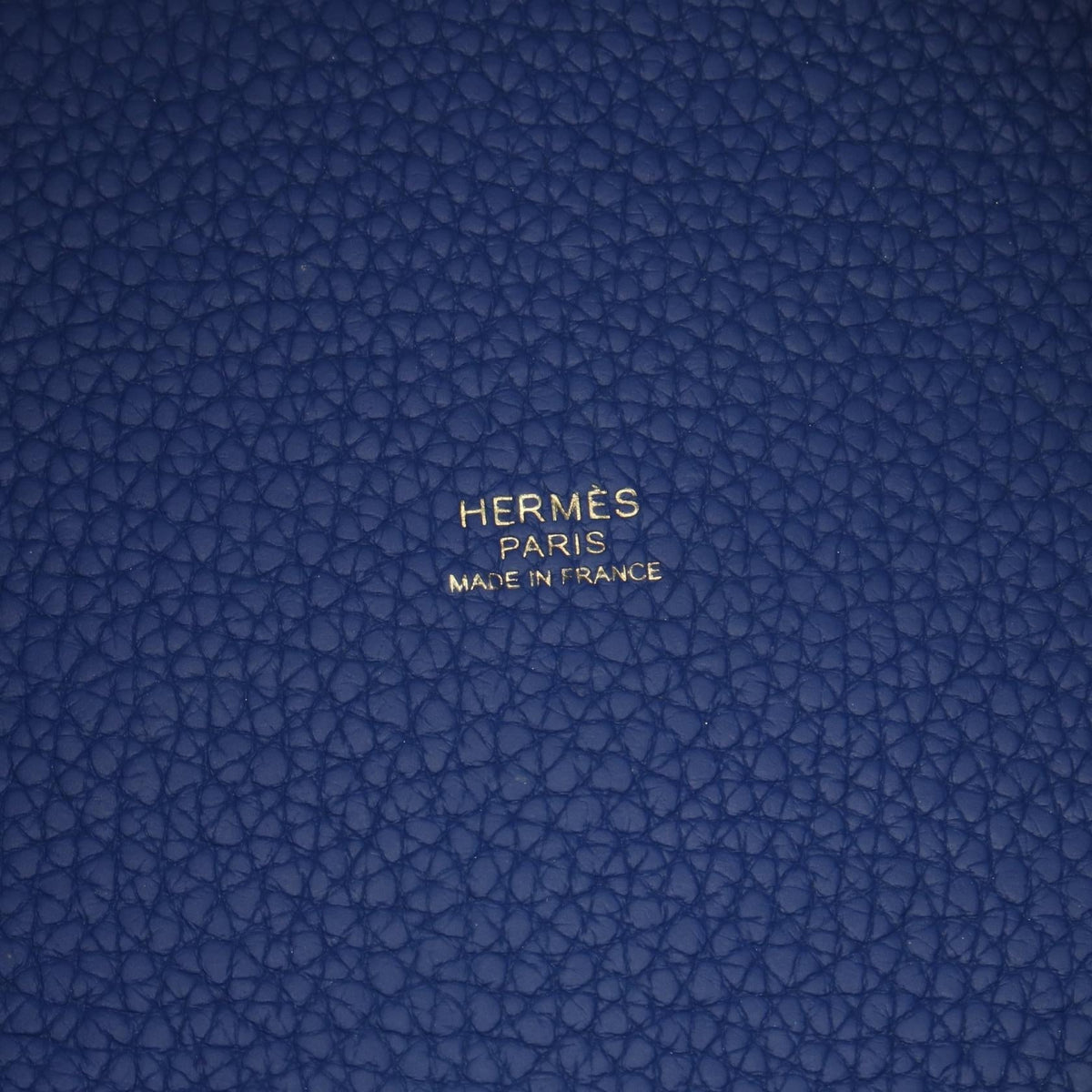 HERMES Picotin Rock PM Blue Electric Handbag Blue Taurillon Clemence Other Taurillon Clemence 2101219974286