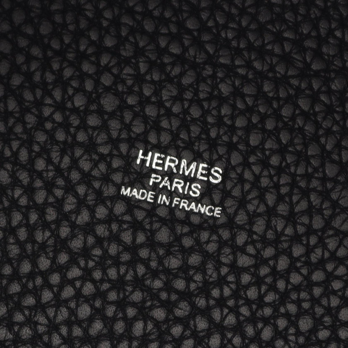 HERMES Picotin Lock MM Handbag Black Taurillon Clemence leather Taurillon Clemence 2101220097332
