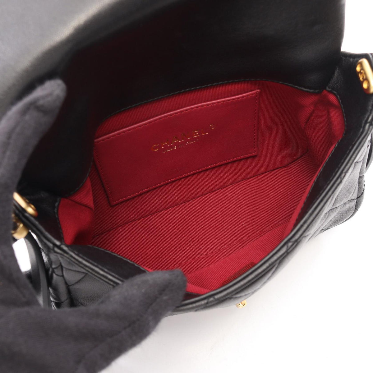 CHANEL Black Matelasse Lambskin (sheep leather) AS4340 2101220096984
