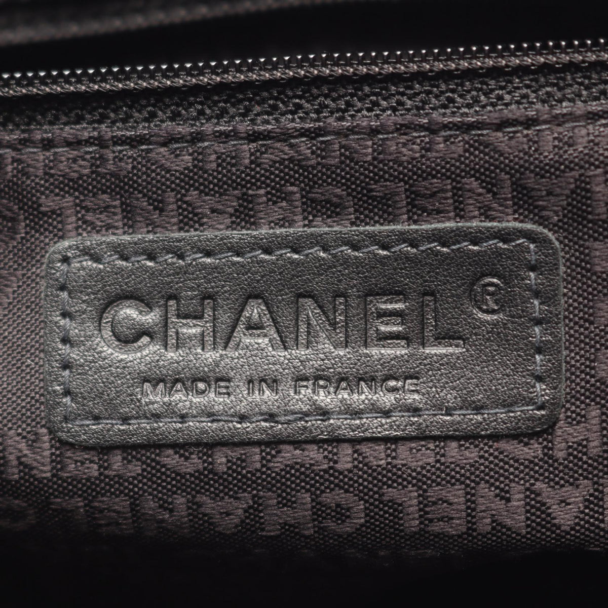 CHANEL Black Chocolate bar Lambskin (sheep leather) 2101220094584