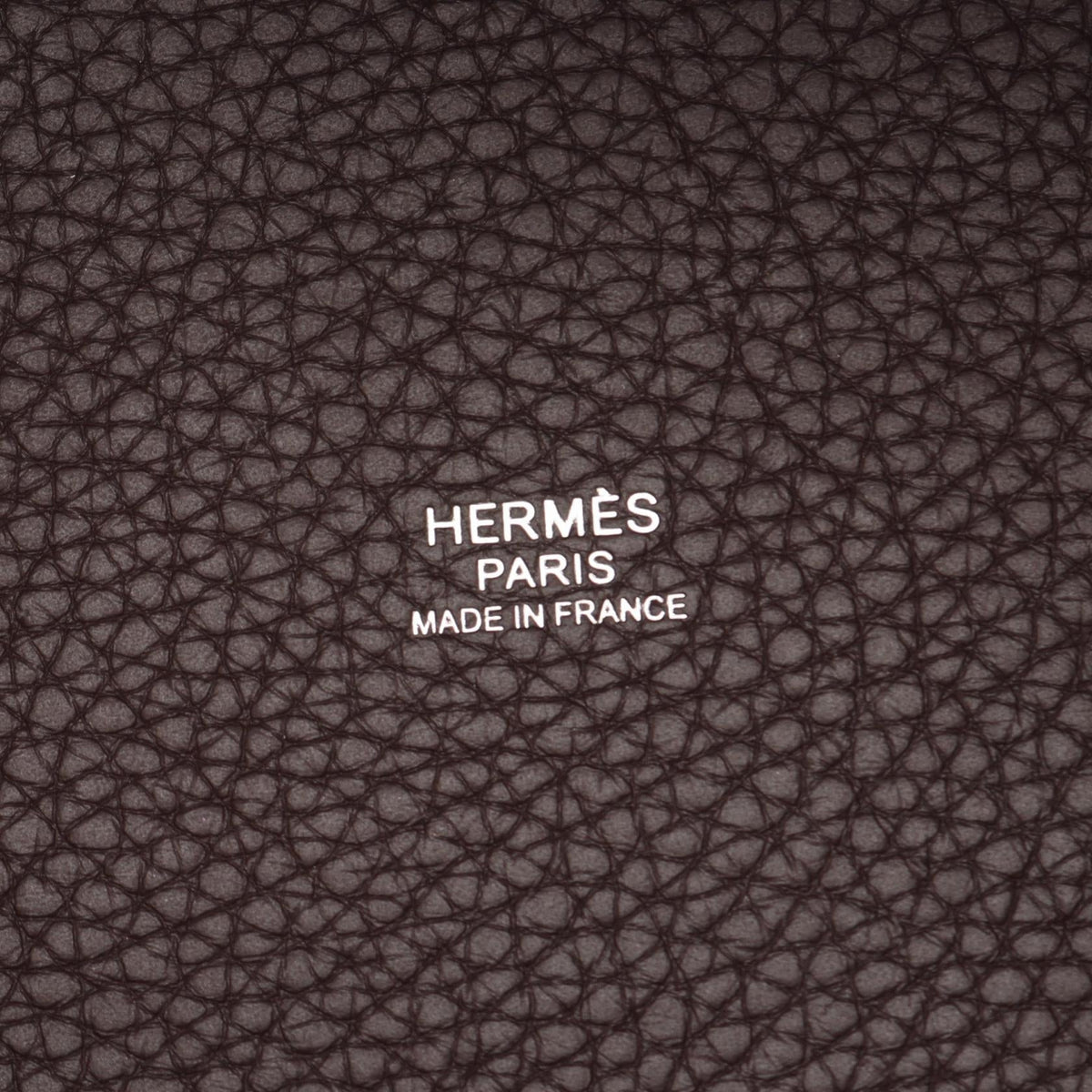 HERMES Picotin Lock MM Rouge Seller Handbag Brown Taurillon Clemence Other Taurillon Clemence 2101220062736