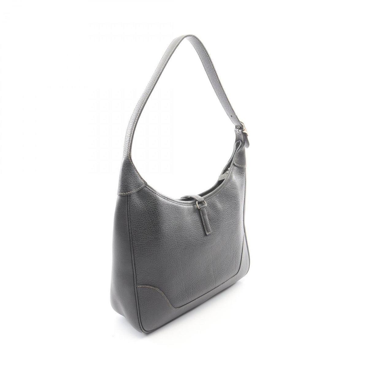 HERMES Trim 31 Graphite Shoulder Bag Gray Buffalo leather Other Buffalo leather 2106800641813