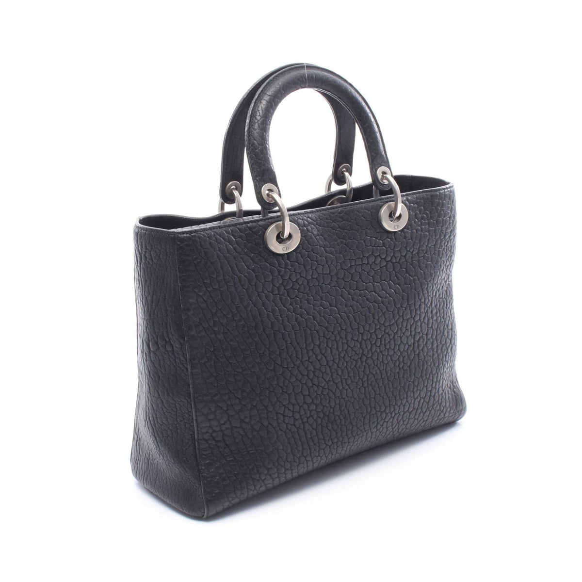 Dior Diorissimo Medium 2WAY Handbag Black leather 2101220015626