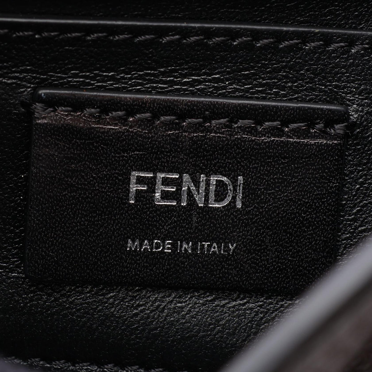 FENDI Selleria Baguette 2WAY Shoulder Bag Brown leather 2101220052676