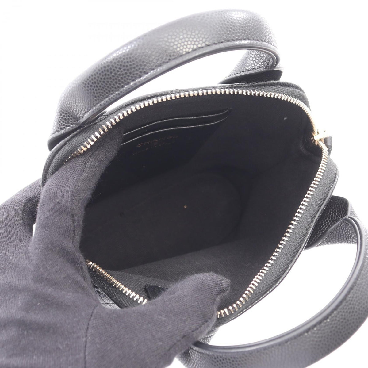 CHANEL Black Matelasse 2WAY Grained Calfskin leather 2101219858098