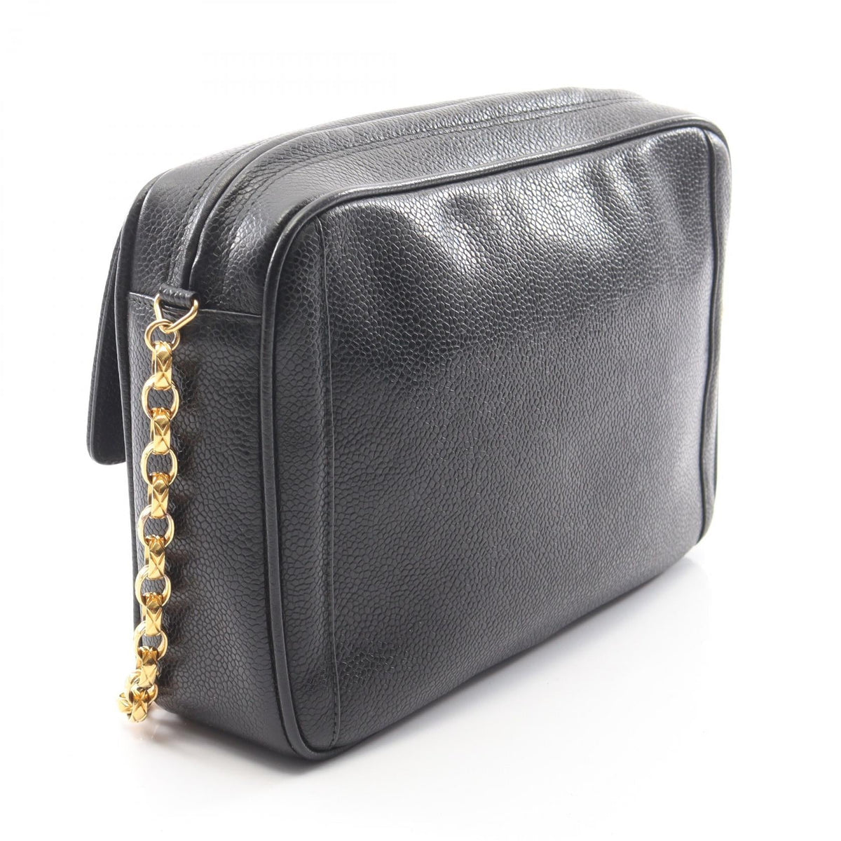 CHANEL Black COCO Mark leather 2101219862538