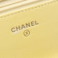 CHANEL Yellow Matelasse Gradient Grained Calfskin leather 2106800641004