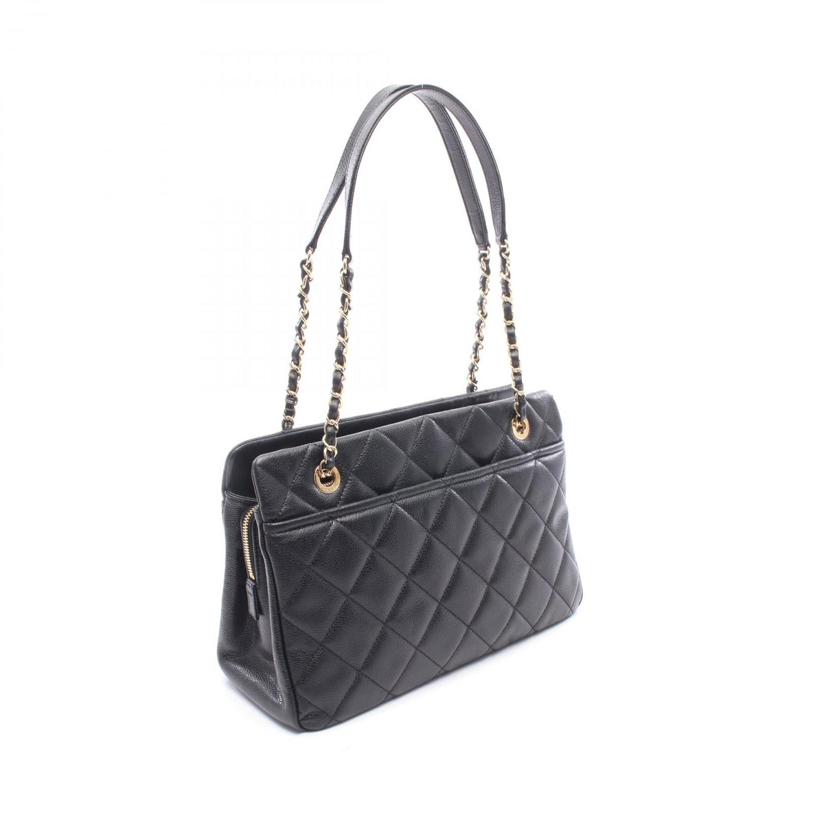 CHANEL Black Matelasse Grained Calfskin leather A67294 2101220111588