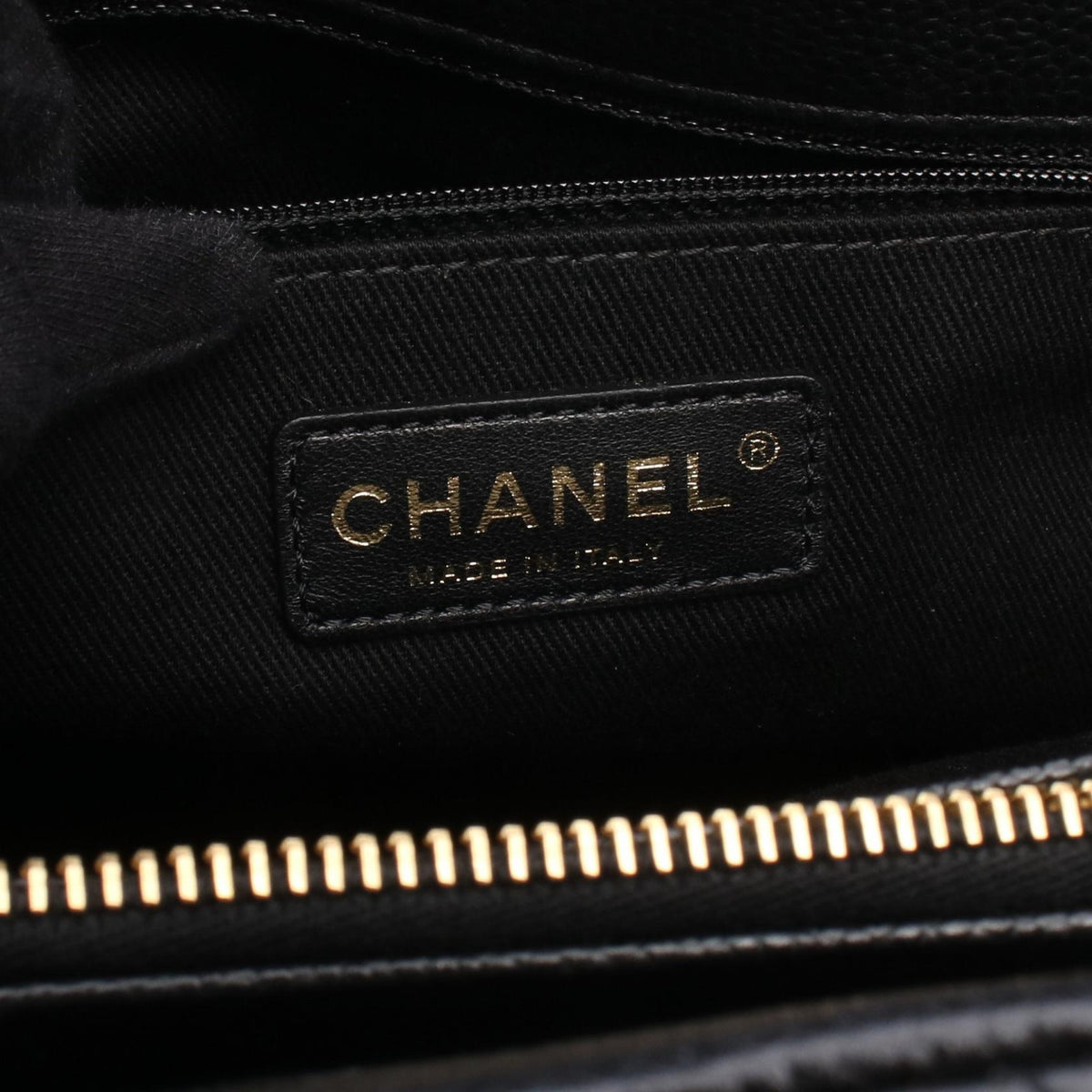CHANEL Black Matelasse Grained Calfskin leather A67294 2101220111588