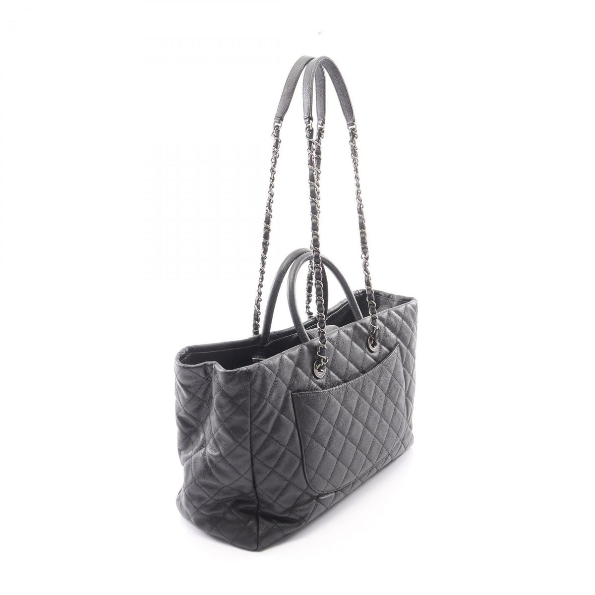 CHANEL Black Matelasse 2WAY Grained Calfskin leather 2101220078546