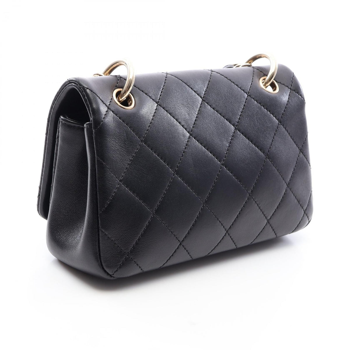 CHANEL Black Matelasse Lambskin (sheep leather) 2101220079048