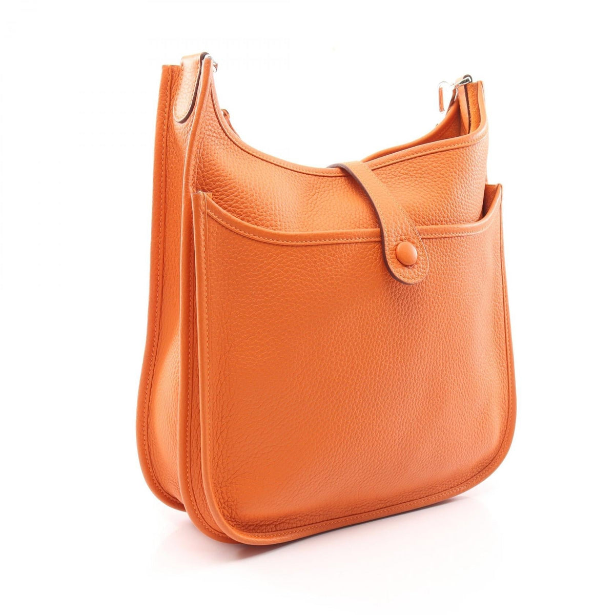 HERMES Evelyne 3 Trois PM Feu Shoulder BagOrange Orange Orange Taurillon Clemence Other Taurillon Clemence 2101220078935