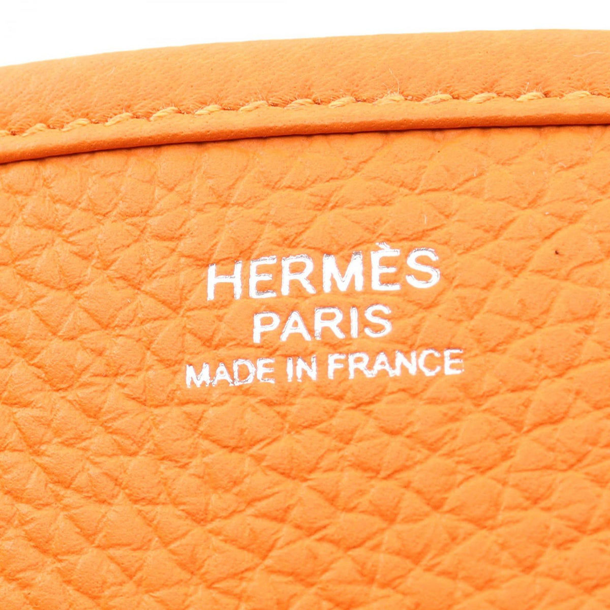 HERMES Evelyne 3 Trois PM Feu Shoulder BagOrange Orange Orange Taurillon Clemence Other Taurillon Clemence 2101220078935