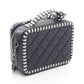 CHANEL Black/White CC Figley Small Vanity Bag 2WAY leather A93342 2101220097387