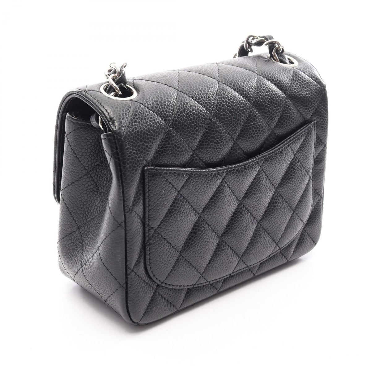 CHANEL Black Mini Matelasse Grained Calfskin leather A35200 2101220100070