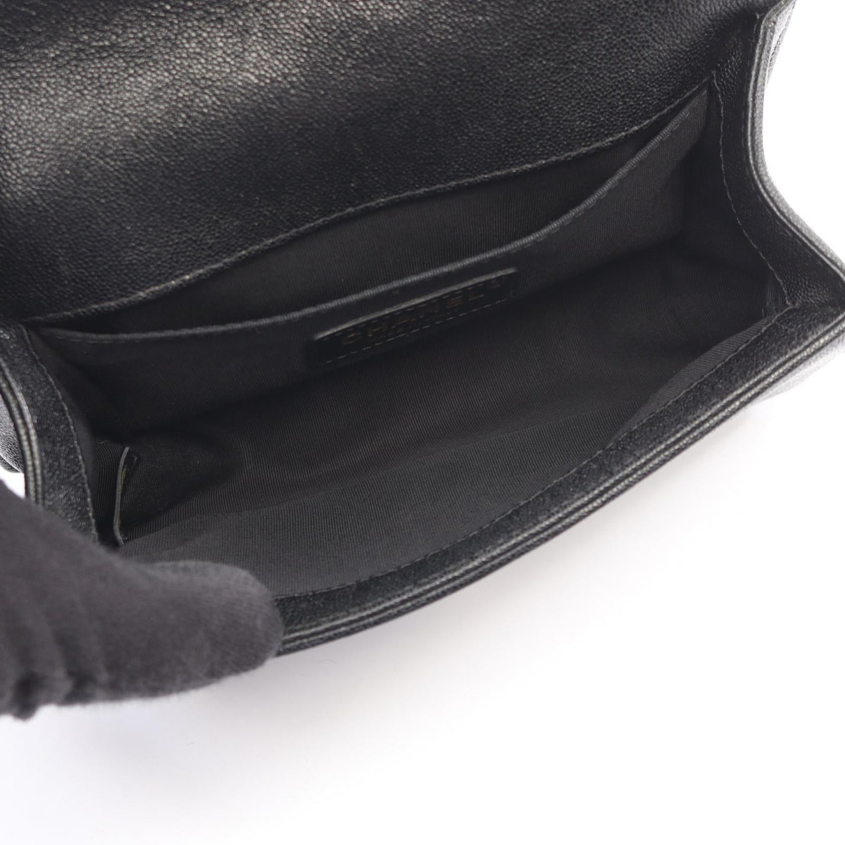CHANEL Black Boy Chanel Small Grained Calfskin leather 2101220117993
