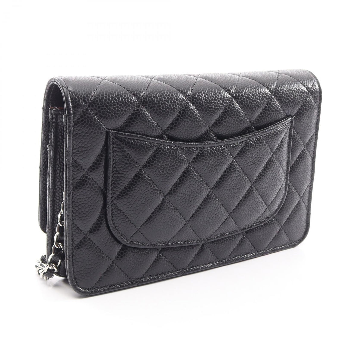CHANEL Black Matelasse Grained Calfskin leather 2101220124380