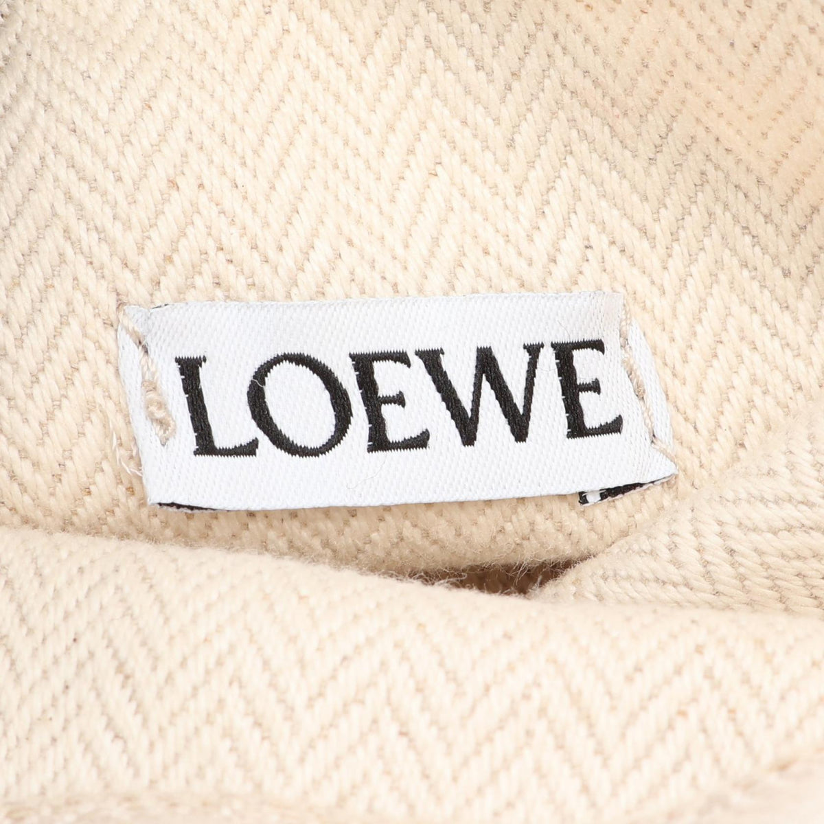 LOEWE Anagram Cutout Shoulder Bag Beige/Brown canvas leather B922Q09X01 2120900135287