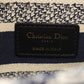 Christian Dior LADY D-LITE Medium 2WAY Handbag White/Navy canvas M0565OTDT_M808 2101220057343