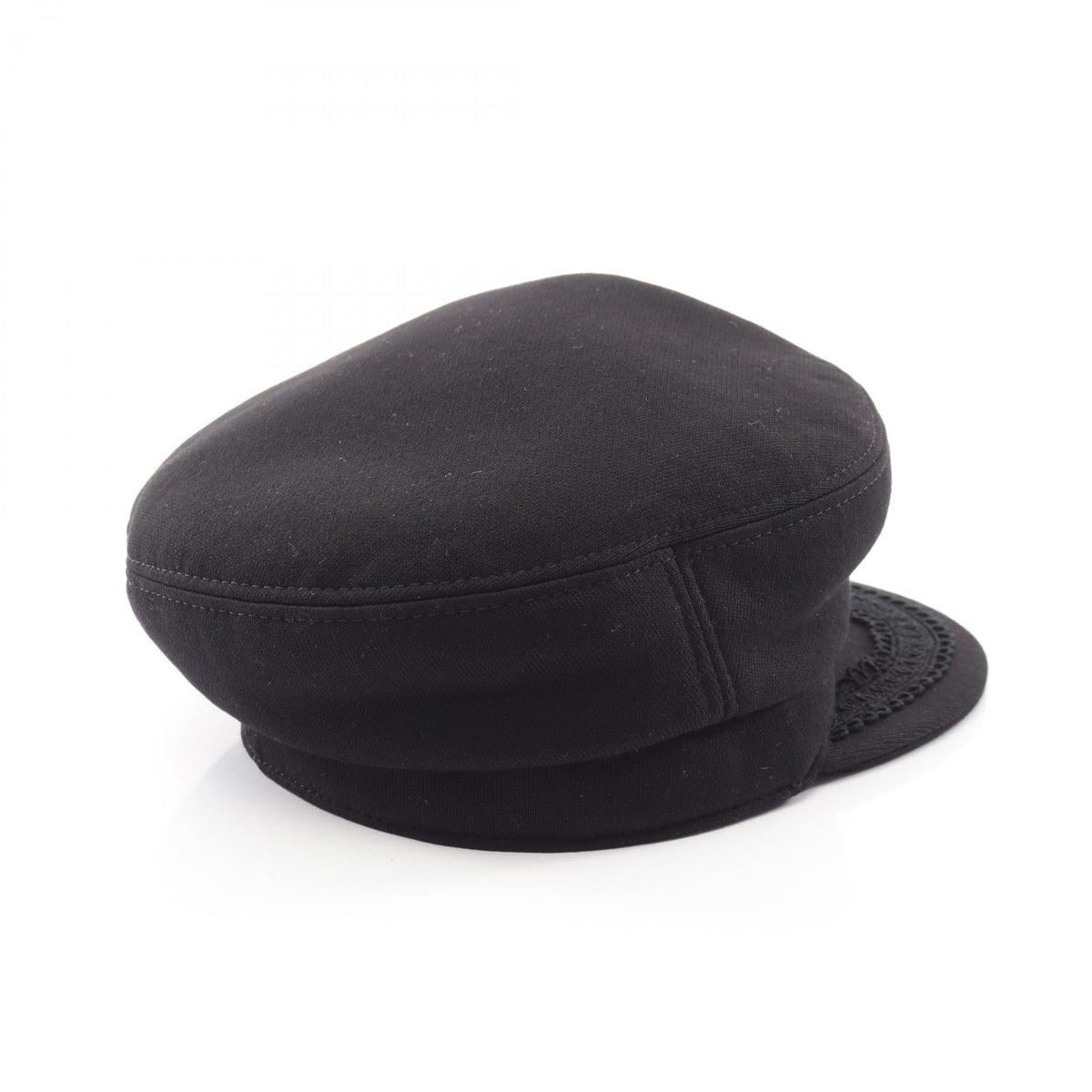 CHANEL Black Coco Beach Newsboy Cap Other�cotton 2101220024222