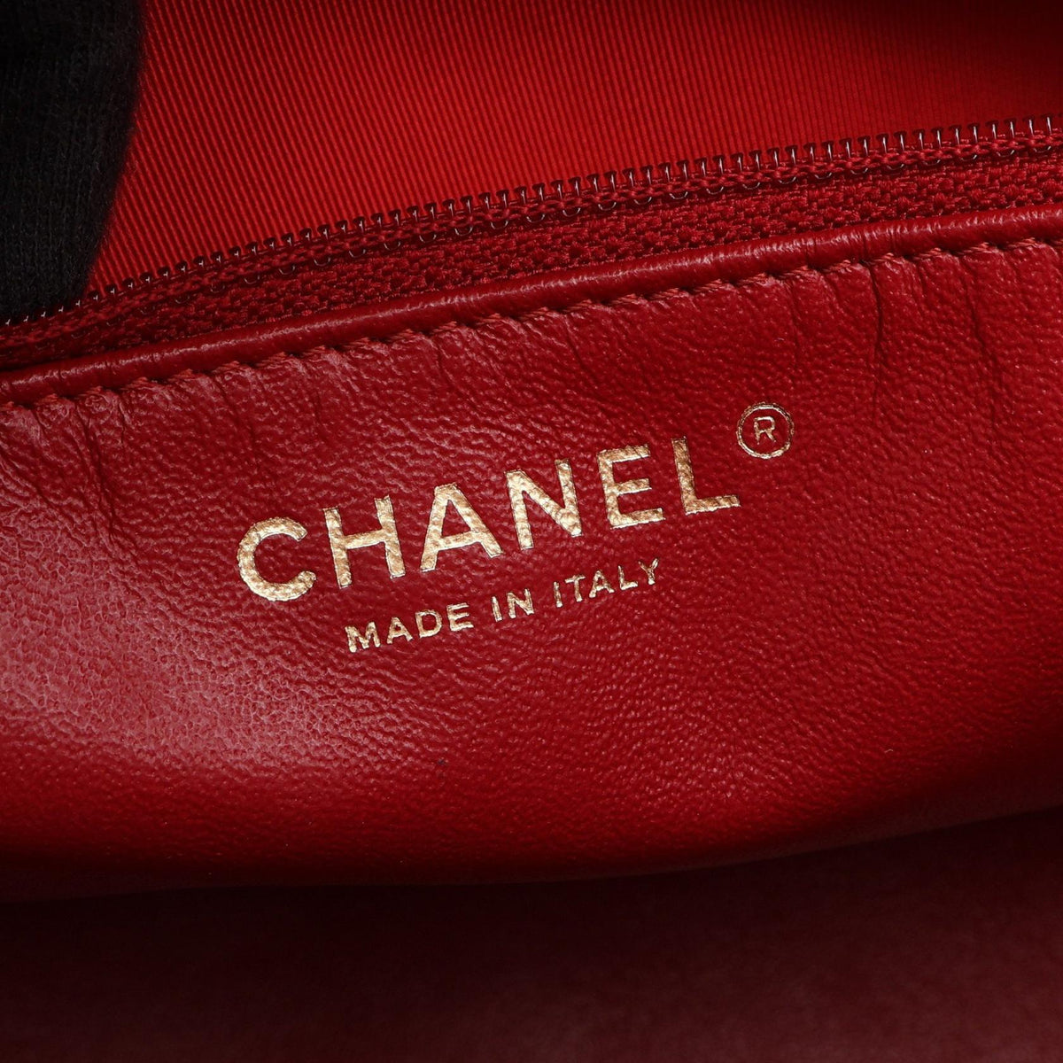 CHANEL Red Matelasse Grained Calfskin leather 2101219956473