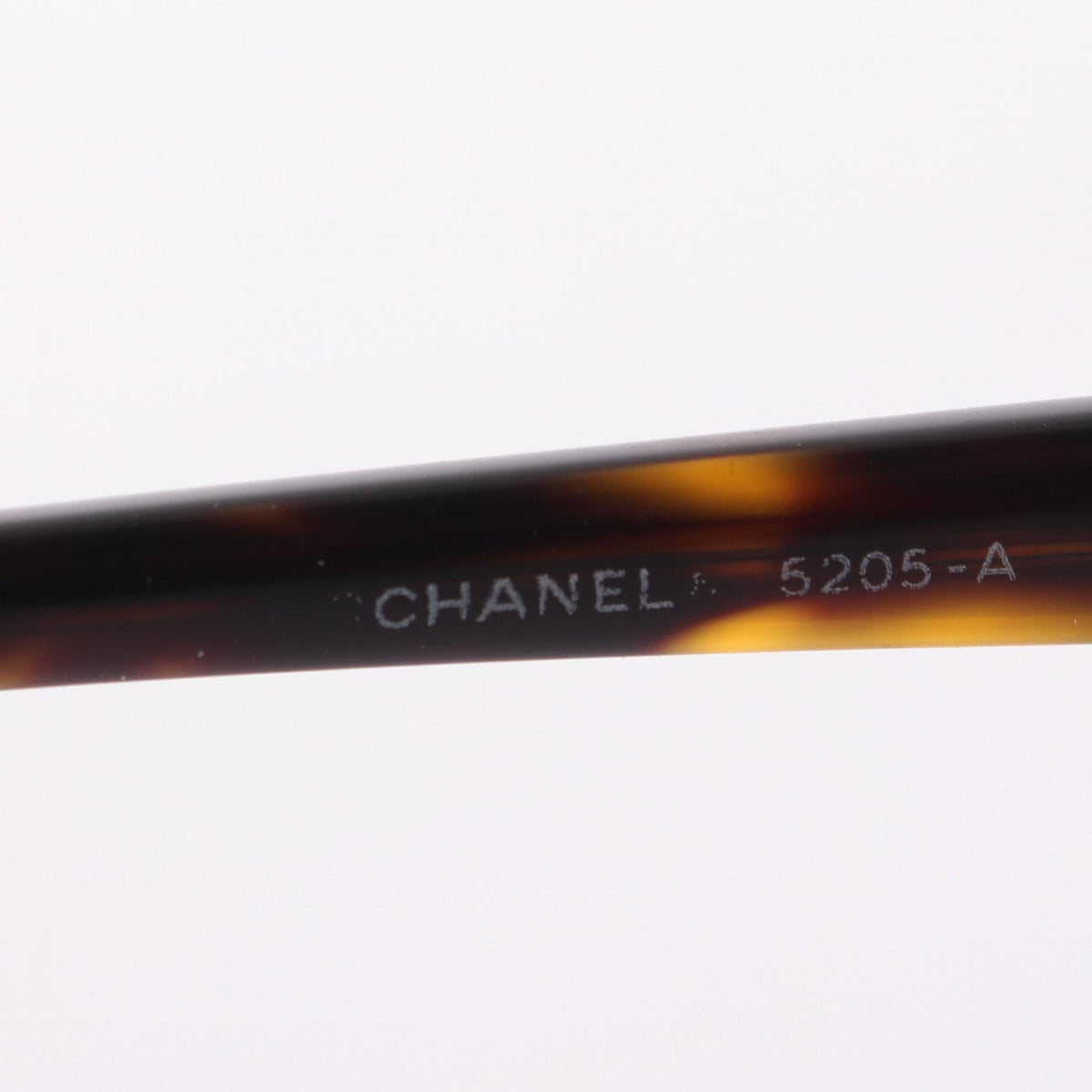 CHANEL Brown COCO Mark Ribbon Gradient Lens Tortoiseshell Pattern Other�Plastic 5205-A 2107400256643