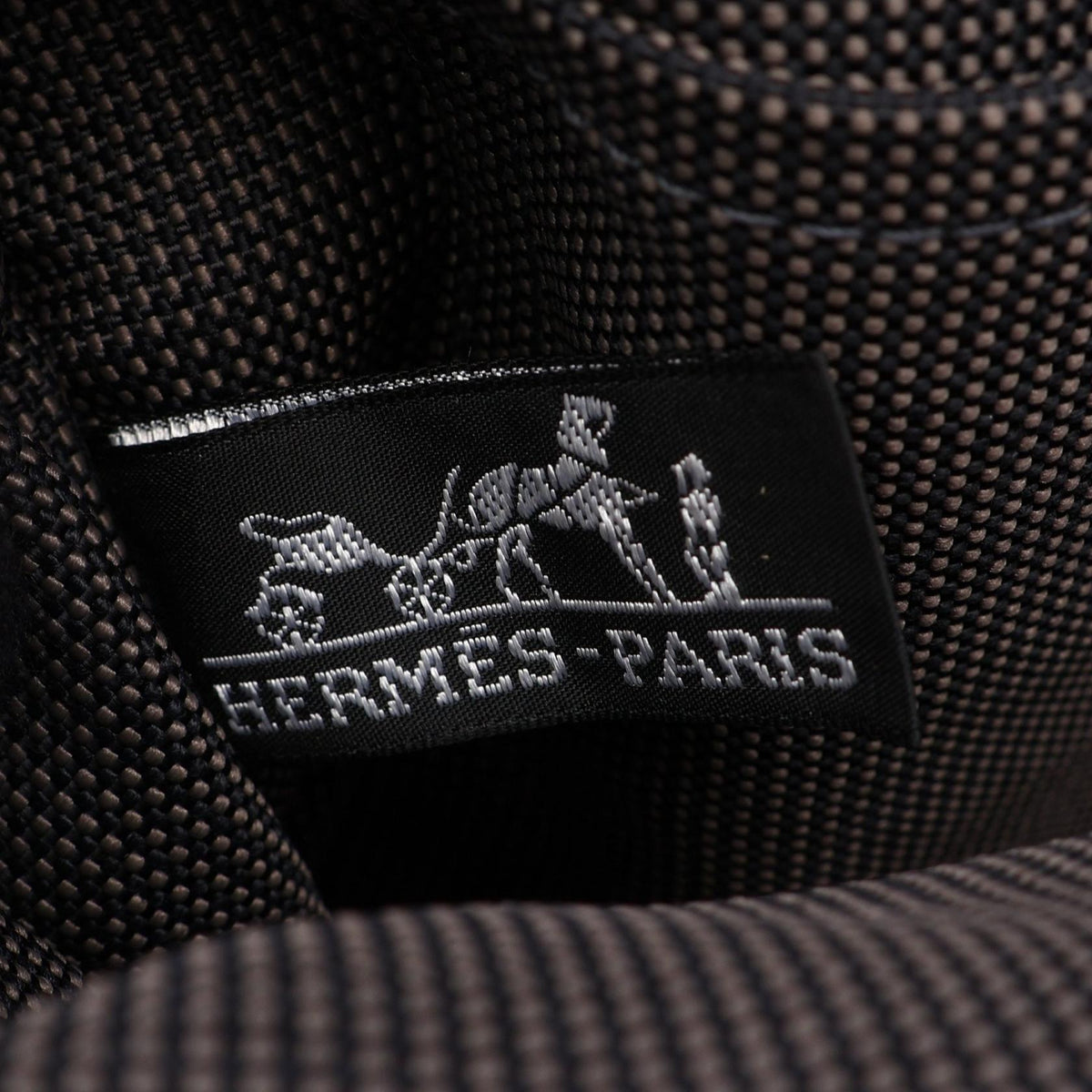 HERMES Herline Ad MM Rucksack Backpack Gray Other Nylon canvas 2101220110222