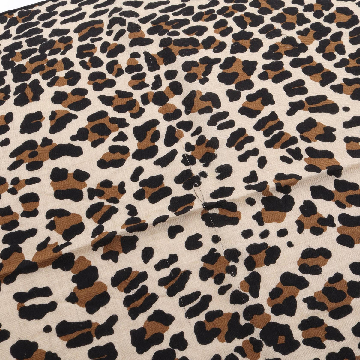 HERMES Leopard StallBeige Beige Beige/Black/Brown silk silk cashmere 2120100031389